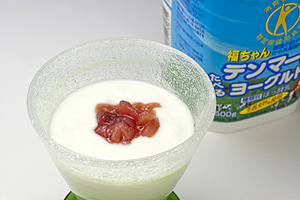 桃の香りのヨーグルトジュレ